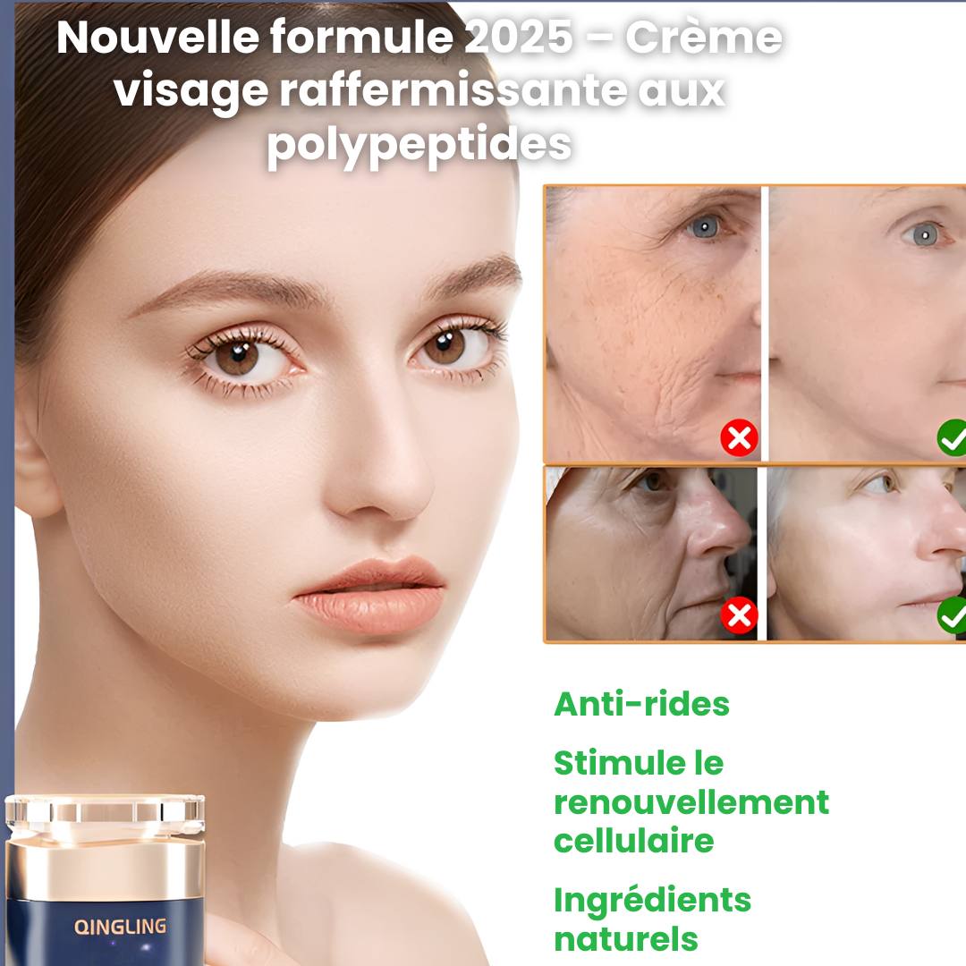 QINGLING® – Effacez Rides et Ridules et Illuminez Votre Peau en 14 Jours – Le Soin Anti-Âge Qui Fait Paraître 10 Ans de Moins