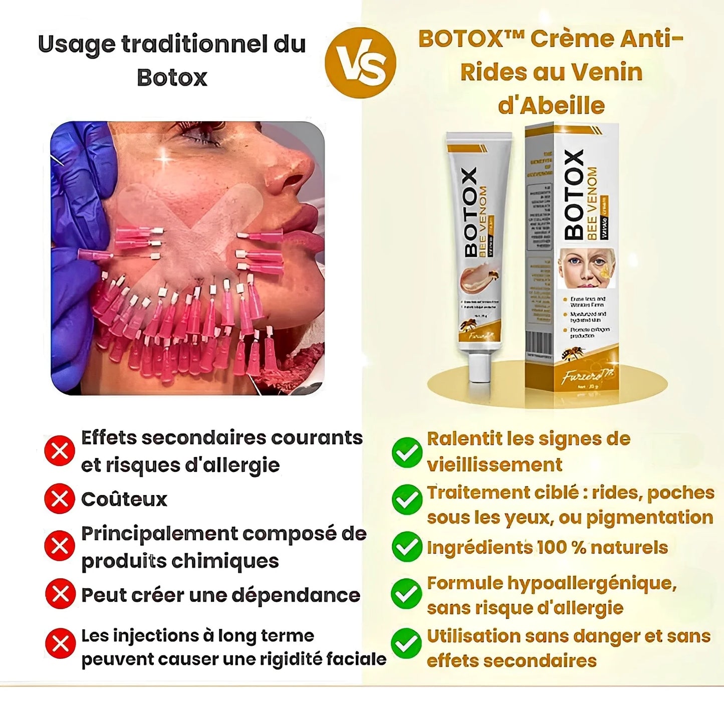 BOTOX™ – Gagnez 10 Ans en 2 minutes – Sans Injection, Sans Chirurgie, Sans Ruiner Votre Portefeuille