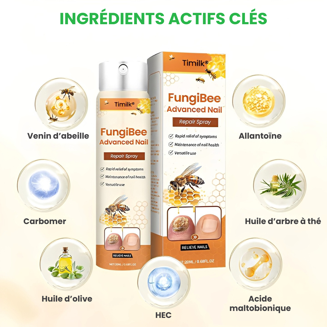 TIMILK® – Éliminez la Mycose en 7 Jours – Spray Réparateur d’Ongles Rapide et Efficace – Retrouvez Confiance et Beauté Naturelle